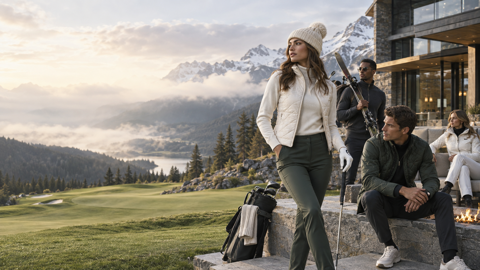 PSC golf and alpine fashion campaign